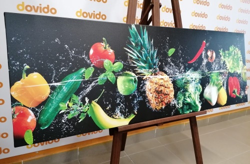 Obraz organické ovoce a zelenina