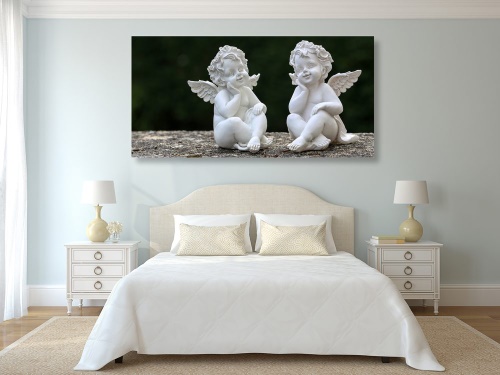 Obraz dvojice malých andělů