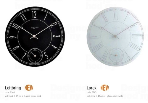 Designové nástěnné hodiny 8143 Nextime Lorex 43cm