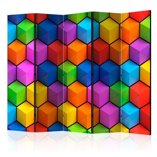 Paraván - Rainbow Geometry II [Room Dividers]