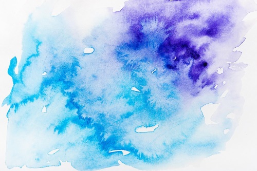 Samolepící tapeta modro-fialové abstraktní umění