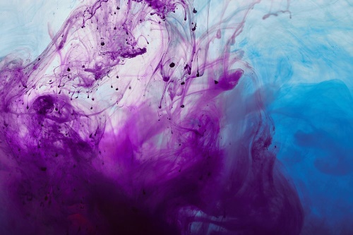 Samolepící tapeta kouzelná fialovo-modrá abstrakce