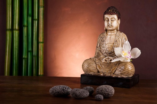 Samolepící fototapeta meditující Buddha
