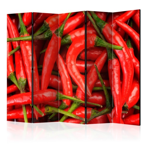 Paraván - chili pepper - background II [Room Dividers]