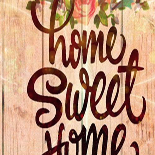 Ozdobný paraván Nápis Home Sweet Home