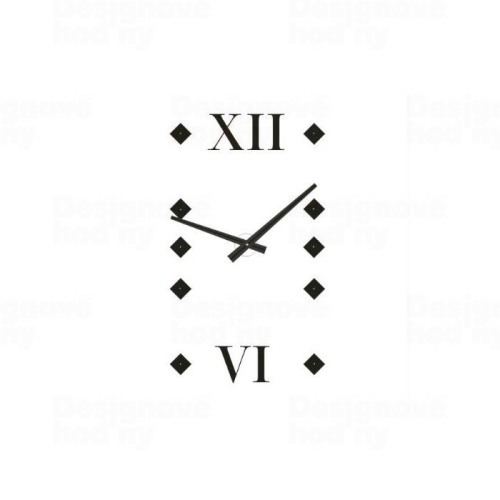 Designové nástěnné hodiny 1577 Calleadesign 140cm