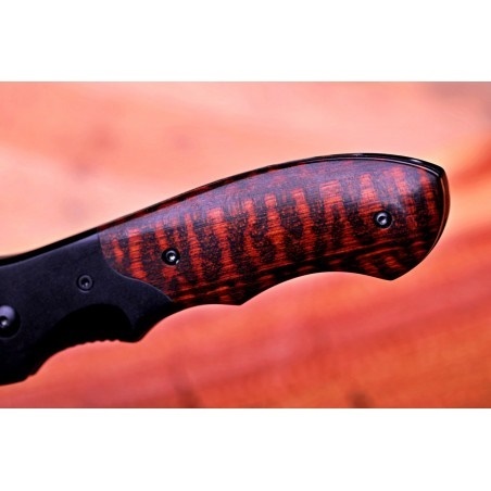 DELLINGER Hunter Snake Wood lovecký zavírací damaškový nůž 