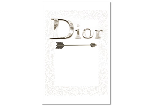 Obraz - Silver Dior (1 Part) Vertical
