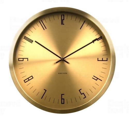Designové nástěnné hodiny KA5612GD Karlsson 44cm
