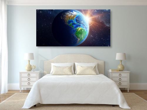 Obraz modrá planeta Země