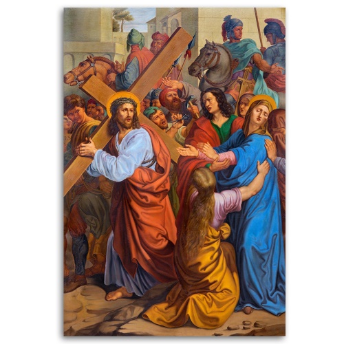 Obraz na plátně RELIGIÓZNÍ Ježíšova křížová cesta