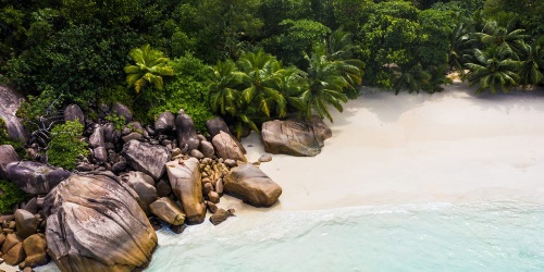 Obraz pobřeží Seychely