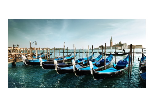 Fototapeta XXL - Gondolas on the Grand Canal, Venice