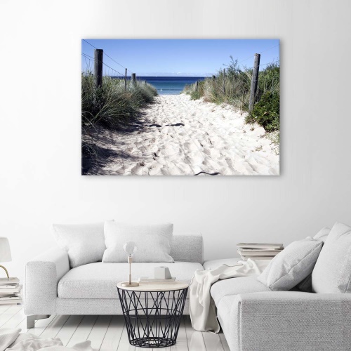 Obraz na plátně duny cesta pláž moře