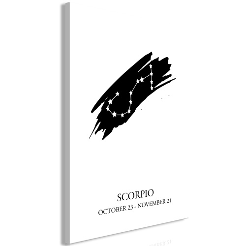 Obraz - Zodiac Signs: Scorpio (1 Part) Vertical