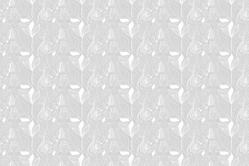 Tapeta magické listy v šedém provedení - 75x1000 cm