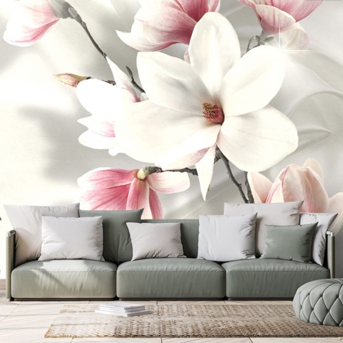 Tapeta nádherná bílá magnolie