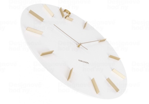 Designové nástěnné hodiny 5697WH Karlsson 50cm