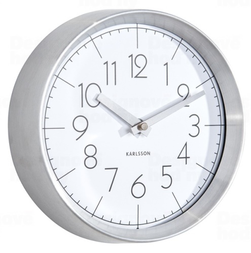 Designové nástěnné hodiny 5637WH Karlsson 22cm
