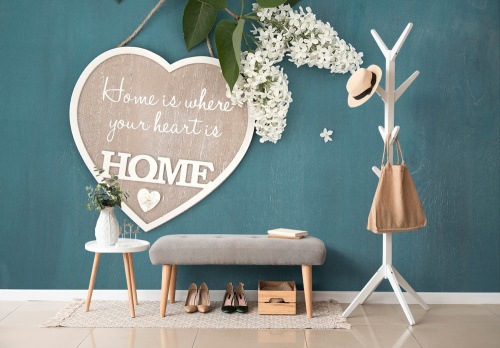 Tapeta Home is where your heart is cm