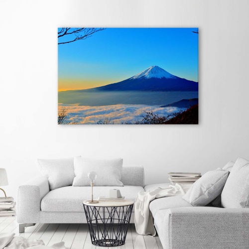 Obraz na plátně Krajina hory Fudži