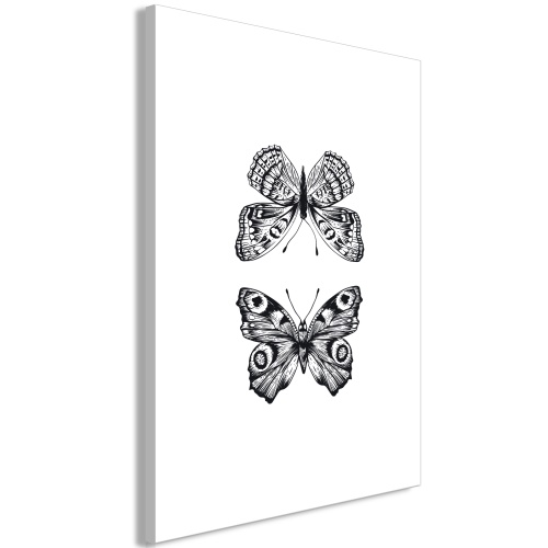Obraz - Two Butterflies (1 Part) Vertical
