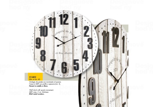 Designové nástěnné hodiny 21482 Lowell 60cm
