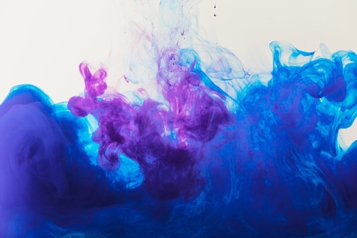Samolepící tapeta modro-fialový inkoust