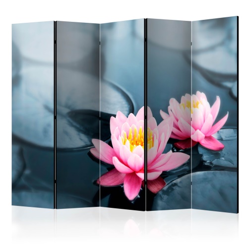 Paraván - Lotus blossoms II [Room Dividers]
