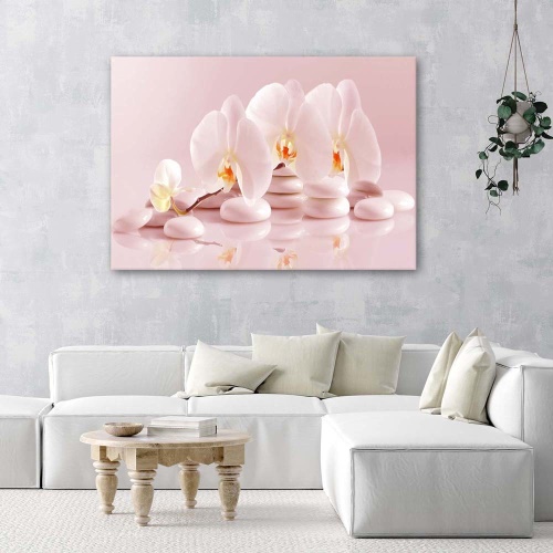 Obraz na plátně Orchidejové květiny Zen Spa