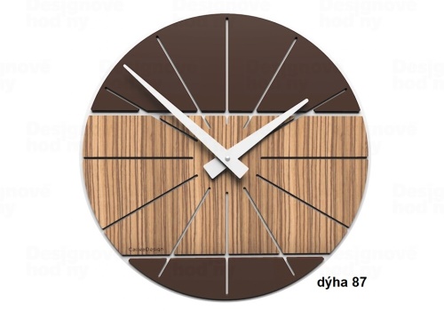 Designové hodiny 10-029 natur CalleaDesign Benja 35cm