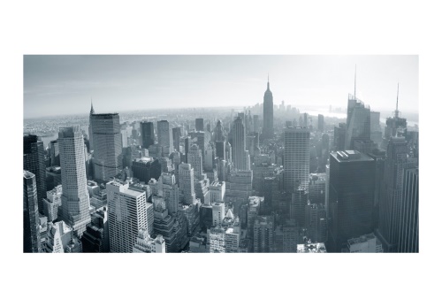Fototapeta XXL - New York City skyline in black and white