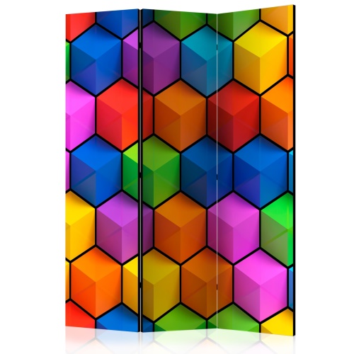 Paraván - Rainbow Geometry [Room Dividers]