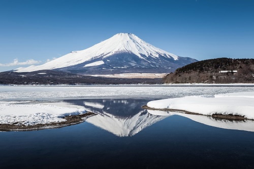 Samolepící fototapeta japonská hora Fuji