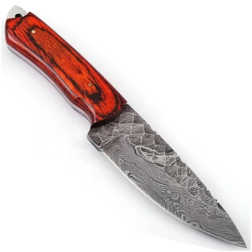 KnifeBoss lovecký damaškový nůž Red Dragon
