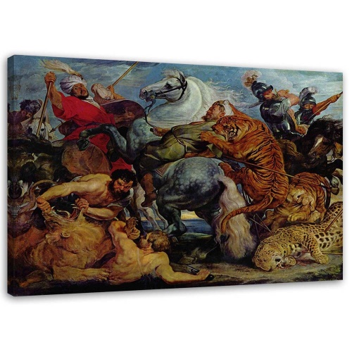 Obraz na plátně Hon na tygra - P. P. Rubens