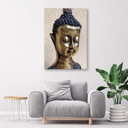 Obraz na plátně Buddha Gold Spa Zen