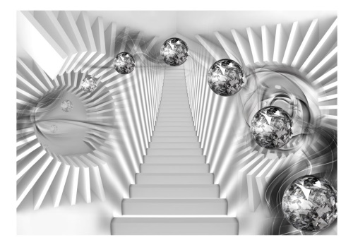 Fototapeta - Silver Stairs