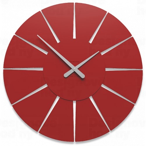 Designové hodiny 10-212 CalleaDesign Extreme M 60cm (více barevných variant)  Dýha bělený dub - 81