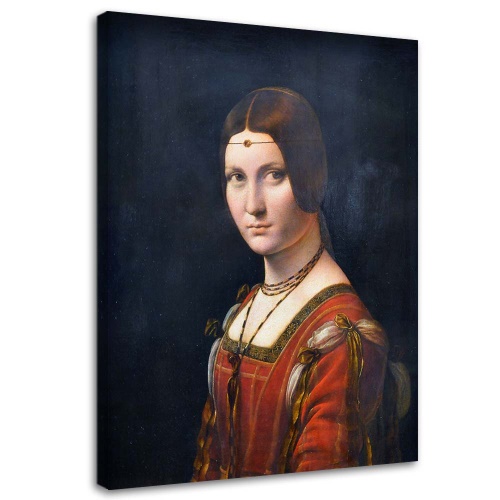 Obraz na plátně REPRODUKCE La Belle Feronierre- Da Vinci,