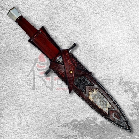 DELLINGER Attacker VG-10 Damascus nůž 