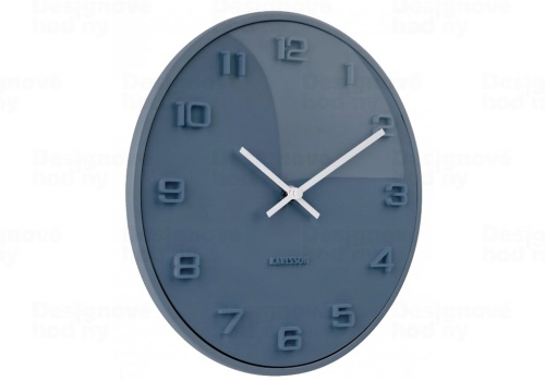 Designové nástěnné hodiny 5649BL Karlsson 25cm