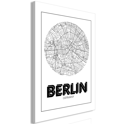 Obraz - Retro Berlin (1 Part) Vertical