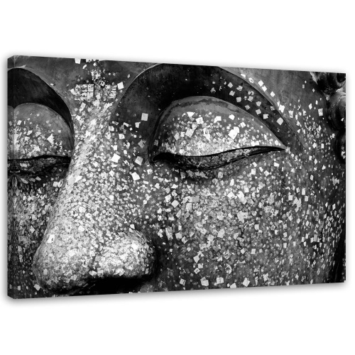 Obraz na plátně, Buddha Zen Spa šedá