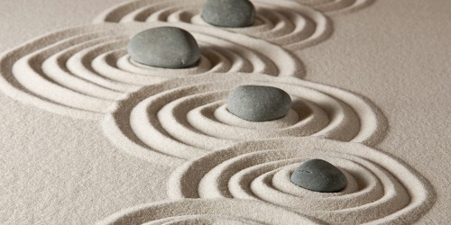 Obraz Zen kameny v bílém písku