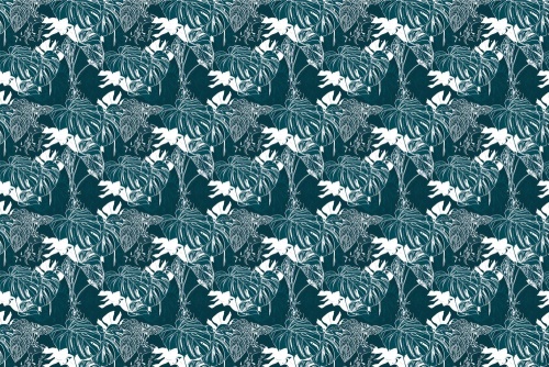 Samolepící tapeta tropické listy monstery - 75x1000 cm