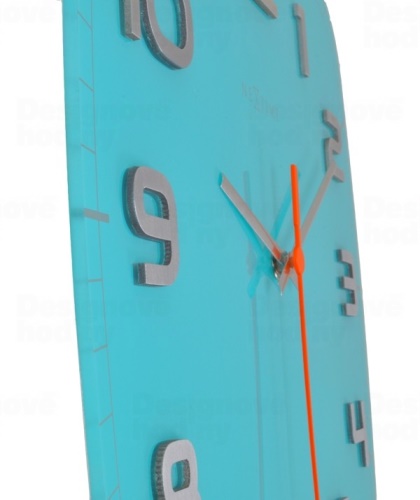 Designové nástěnné hodiny 8816zw Nextime Classy square 30cm