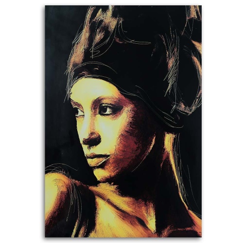 Obraz na plátně Africká žena Brown