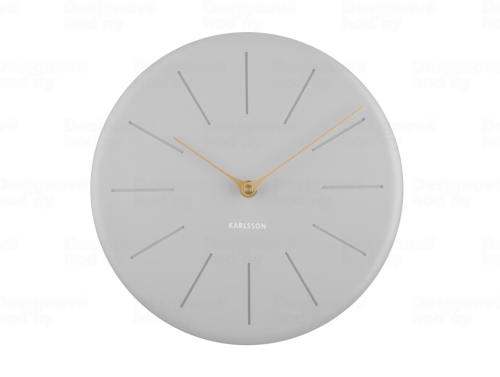Designové nástěnné hodiny 5772GY Karlsson 25cm