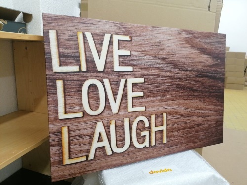 Obraz se slovy - Live Love Laugh cm